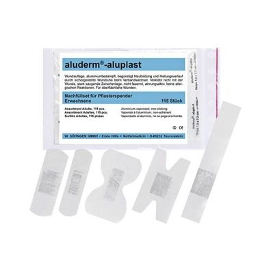 Nachfüllset für Pflasterspender aluderm aluplast