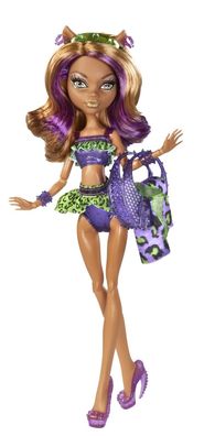 Monster High 2013 (G1) CBX54 Clawdeen Wolf Strandparty OVP NEU