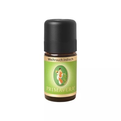 Primavera Weihrauch indisch 5ml ätherisches Öl naturreine Qualität