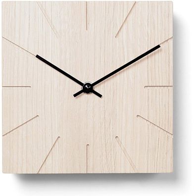 Natuhr Funk Wanduhr / Tischuhr Beam Eiche Gekalkt 8NU1-14-3