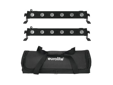 Eurolite Set 2x LED BAR-6 QCL RGBW + Soft-Bag