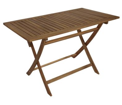 Klapptisch Gartentisch Holztisch klappbar 70 x 120 cm aus Akazienholz