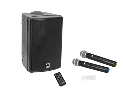 Omnitronic Set MK2 Drahtlos-PA-System + UWM-2HH USB Funkmikrofon-Set