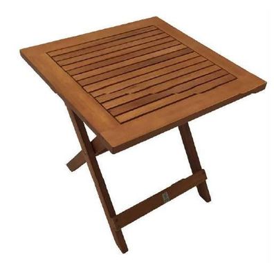 Klapptisch Holztisch 45x45 cm aus Eukalyptusholz