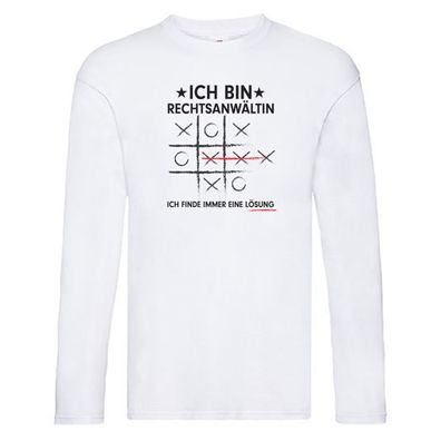 Löse Probleme: Rechtsanwältin | Jurstin | Anwältin Long Sleeve Weiß