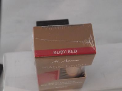 M. Asam Magic Finish Satin Lipstick, Ruby Red"