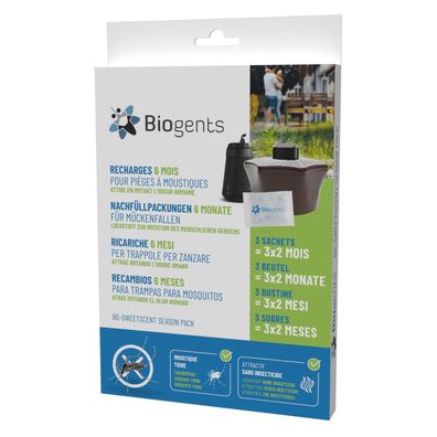 Biogents BG-Sweetscent Lockstoff (6 Monate) Nachfüllpackung für elektrische Mücken