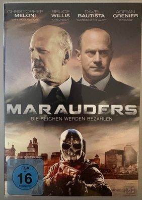 DVD-Marauders-Die Reichen werden bezahlen-Bruce Willis-FSK16