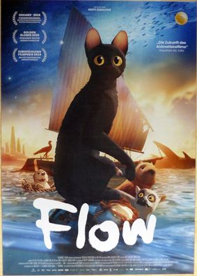Flow - Original Kinoplakat A1 - Gints Zilbalodis - Filmposter