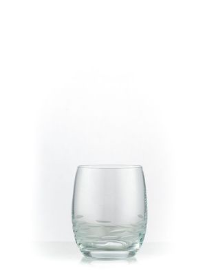 Wassergläser Whiskygläser Viola Stone matt geschliffen 300 ml 6er Set Bohemia
