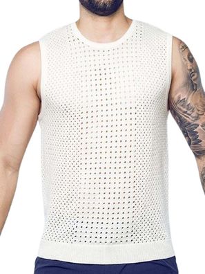 2eros Riviera Singlet Tank Top Beige