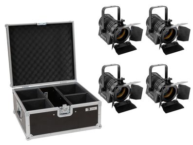 Eurolite Set 4x AKKU THA-20PC TRC Theater-Spot sw + Case