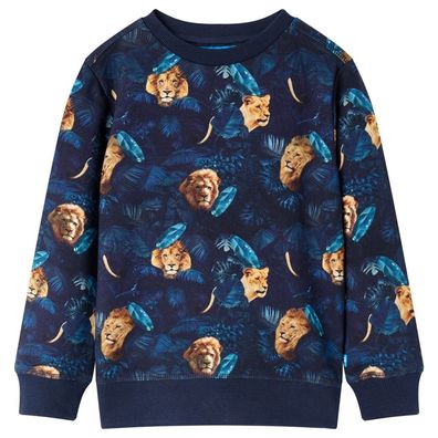 Kinder-Sweatshirt Marineblau 92