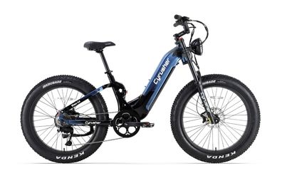 Cyrusher All-Terrain-Elektrofahrrad,52V 20Ah. Drehmoment-Sensor 250W Motor 95 Nm