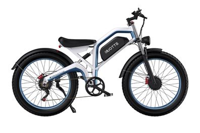 E-Mountainbike mit 26 Zoll Fette Reifen Off-Road DUOTTS N26 E-Bike 65 Nm Drehmoment