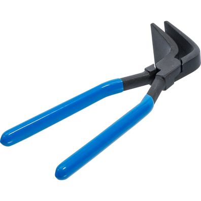 Abkant und Falzzange 90&deg; abgewinkelt, Absetzzange Blechzange Klempner Zange