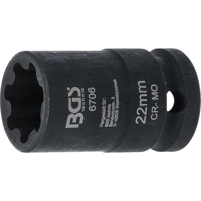 BGS Bremssattel Einsatz 7 Kant 22 mm für Audi S5 Q5 Spezial Steckschlüssel Nuss