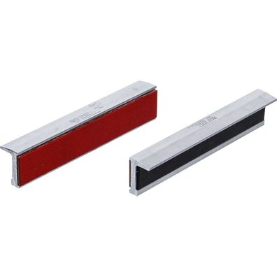 Schraubstock-Schutzbacken, Magnet Schonbacken Alu Backen 150 x 30 mm 2-tlg