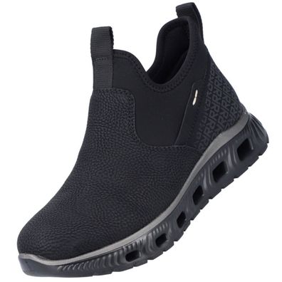 Rieker Damen Slipper Schwarz M6053-00