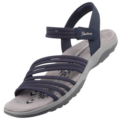 Skechers Reggae Slim Coffee Run Damen Sandalen Navy 163573-NVY