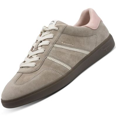 Tamaris Damen Leder Sneaker Taupe/Rose 1-23624-43/362