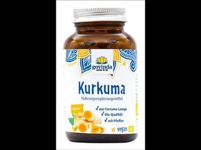 Govinda Bio Kurkuma-Kapseln 45 g 45g