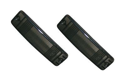 2x Lichtscheibe schwarz Blinker vorn Blinkleuchte Blinkerglas für VW Käfer 111953141B