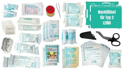 Nachfüllset Erste Hilfe Koffer Typ 2 - 5 Jahre Haltbarkeit