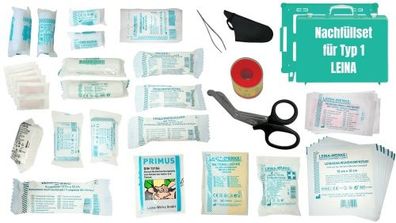 Nachfüllset Erste Hilfe Koffer Typ 1 - 5 Jahre Haltbarkeit