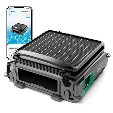 WYBOT F1 Solar 8H Laufzeit App-Steuerung Pool-Skimmer-Roboter