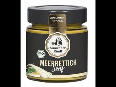 Münchner Kindl Senf Meerrettich Senf Bio Münchner Kindl 125ml