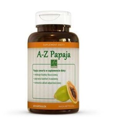Papaya Vitalitaet Nahrungsergaenzungsmittel - 60 Kapseln