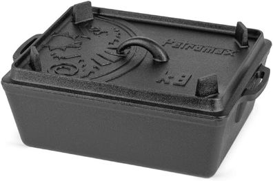 Petromax Gusseisen Kastenform 5,5 L Deckel als Pfanne