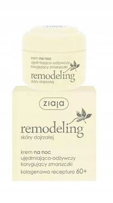 Ziaja Straffende Anti-Aging Nachtcreme 50ml - Intensivpflege zur Hautverjuengung und