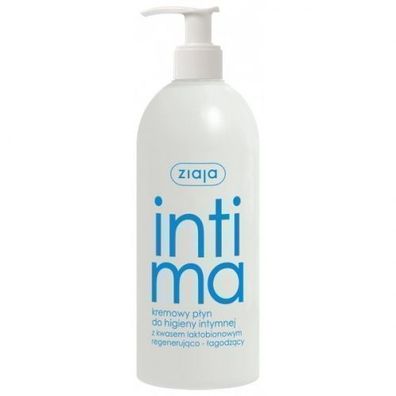 Ziaja Intima, Cremige Intimpflege mit Laktobionsaeure, 500 ml