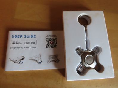 4 in 1 USB-Flash-Laufwerk iDiskk 256G Schlüsselanhänger