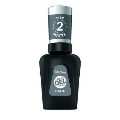 Sally Hansen Miracle Gel Matt Top Coat, 14,7ml - Hochwertiger Mattlack