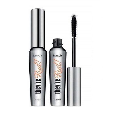 Benefit Reise-Set fuer verlaengerte Wimpern, Schwarz Mascara 2x8.5g