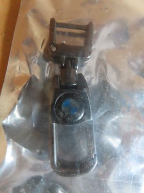 Schlüsselanhänger Karabinerhaken grau mit BMW Logo Original Verpackt