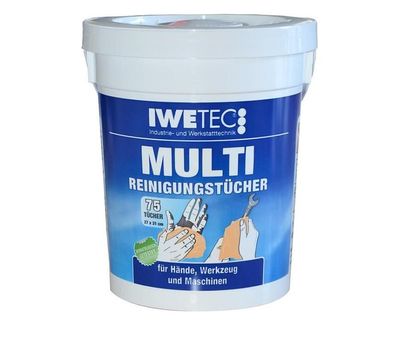 Iweclean MULTI-Reinigungstücher Inhalt 75 Stück