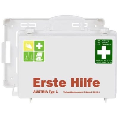 Erste Hilfe Koffer Austria Typ 1 weiß