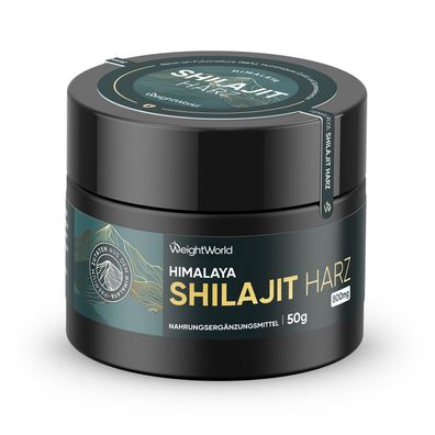 Shilajit Resin 50g - 800mg Himalaya Shilajit Original Harz mit Ashwagandha, Kurkuma