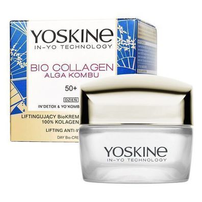 Yoskine Tagescreme fuer reifere Haut mit Bio-Kollagen, 50ml