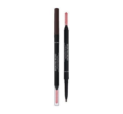 Rimmel Augenbrauenstift Dunkelbraun, 0,09g - Praeziser Micro-Stift fuer Profession