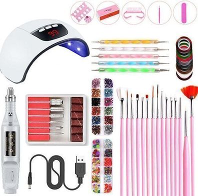 Hybrid-Set LED-UV-Lampe 54 W + Fräsmaschine