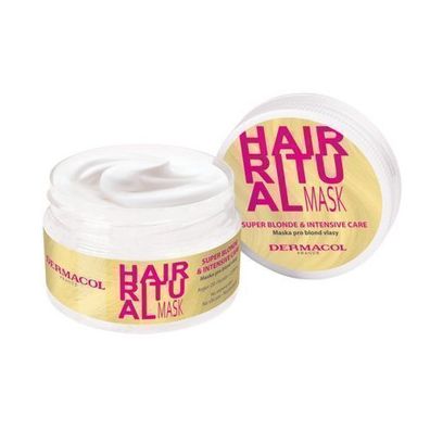 Dermacol Haarmaske fuer Blondtoene Super Blond & Intensivpflege, 200ml