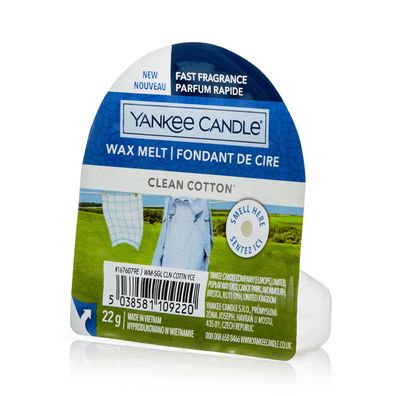 Yankee Candle Clean Cotton Wax Melt Duftwachs 22 g