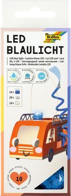 LED Blaulicht Ø 3 cm, 10 Stück