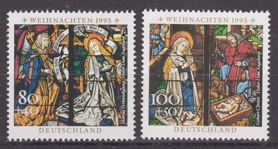 BRD 1995 postfrisch MiNr. 1831-1832 Weihnachten 95