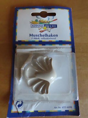 Haken Muschelhaken beige selbstklebend? Moderne Küche